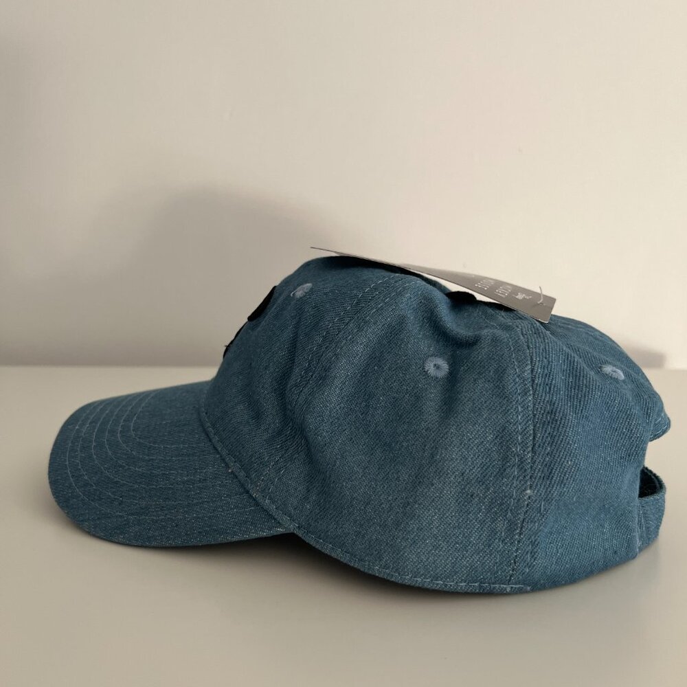 Disney Mickey Mouse Denim Blue Adjustable Cap Hat, One Size - NWT - Picture 5 of 10